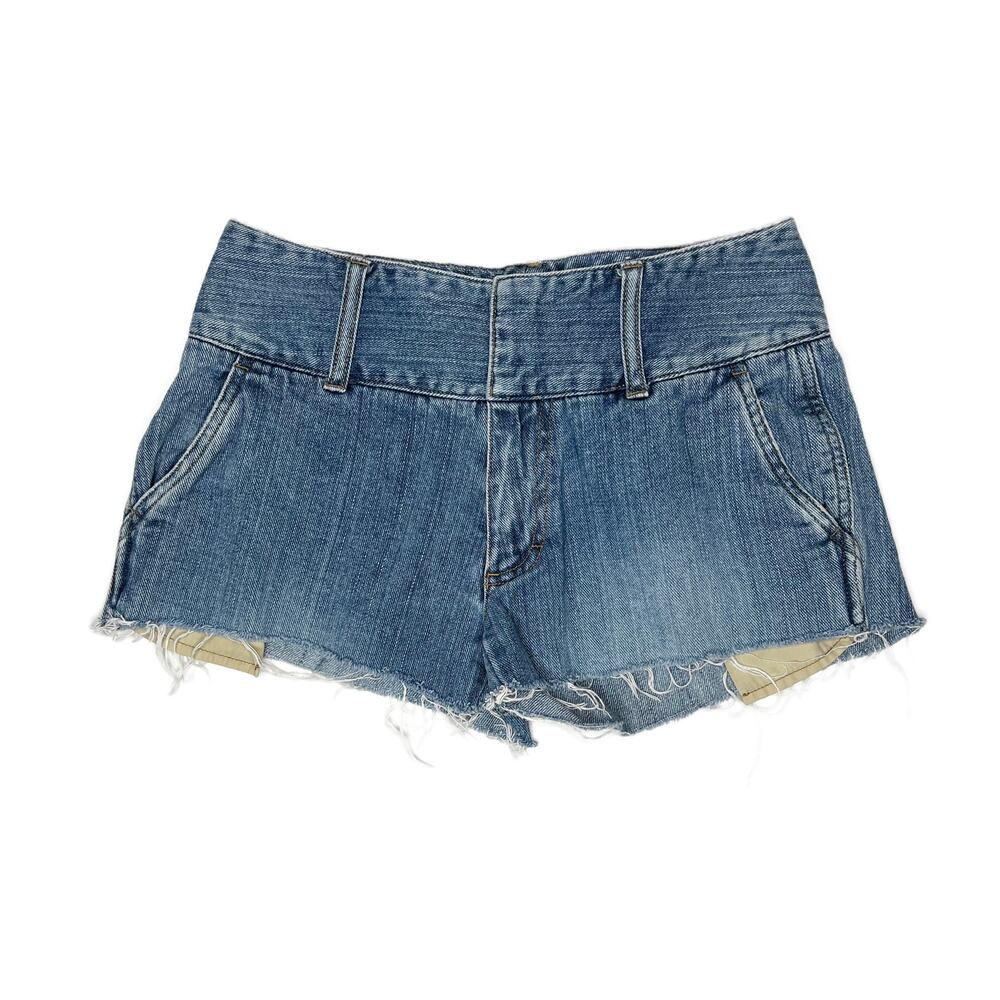 Vintage Y2K Tommy Hilfiger Custom Cut-Off Denim Shorts size 2